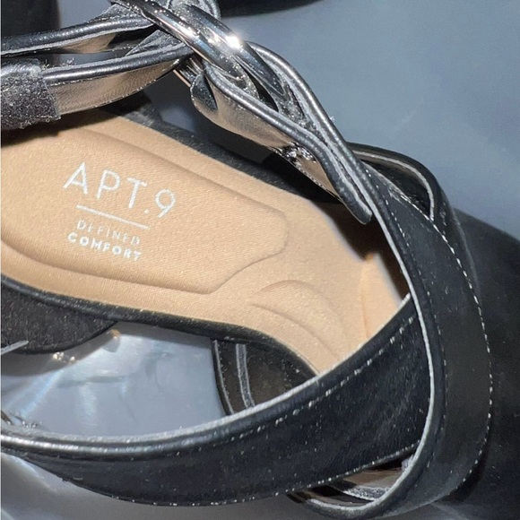 Apt. 9 Black Heeled Boots - Picture 2 of 4